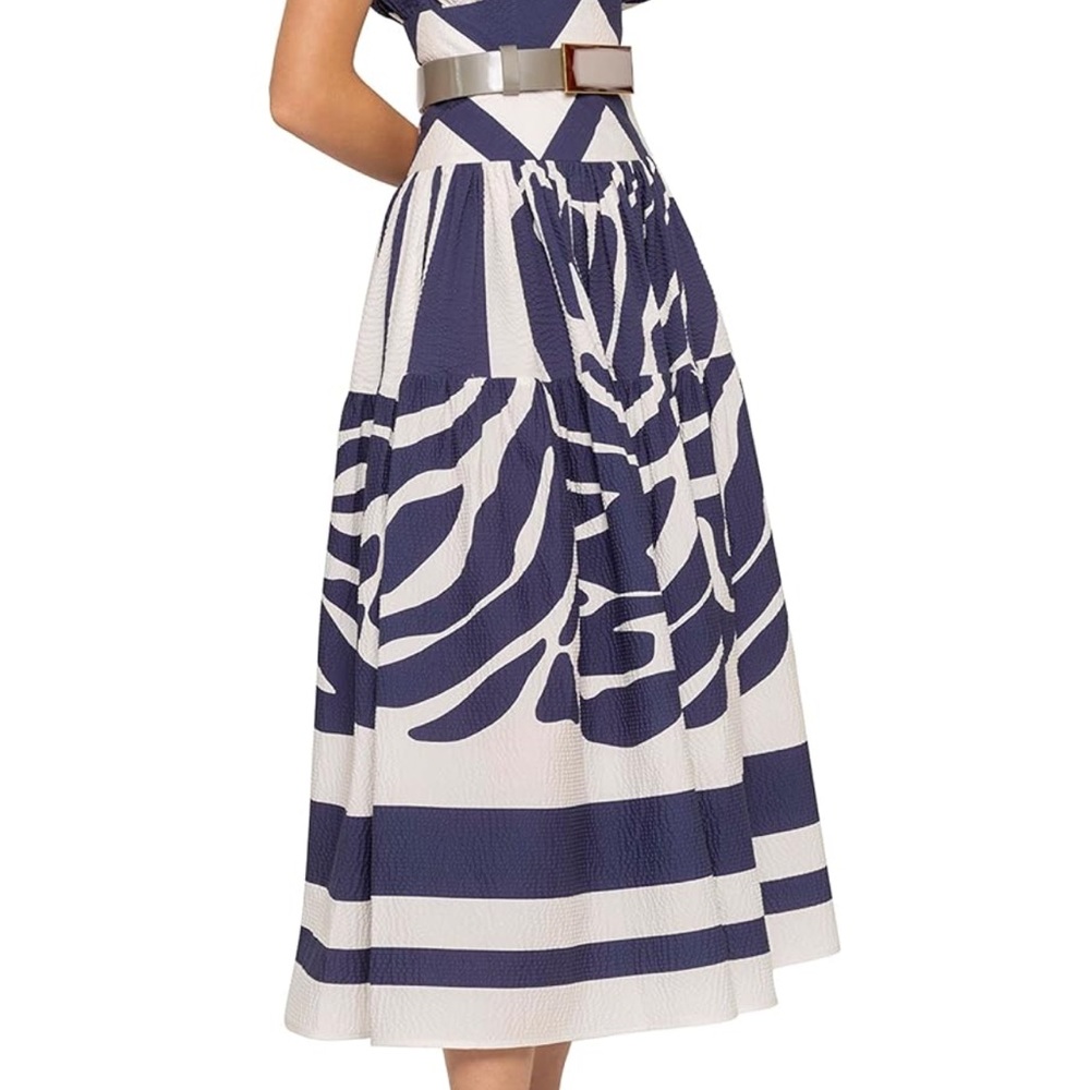 In Search Of Blue and White Silvia Tcherassi Long Dress - Picture 4 of 5